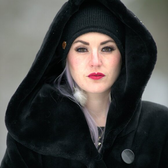 Faux Fur Zara black Coat - Picture 3 of 6